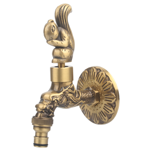 <span class=keywords><strong>Grifos</strong></span> de agua de latón Grifo antiguo Animal Sombrero Mango Dragón Bibcock Versátil Grifo para interiores y exteriores Baño Balcón Grifo de jardín - Product Image 2