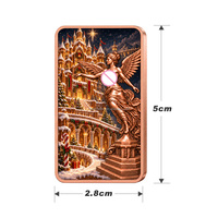 Nouvelle barre de cuivre 999 de 1 OZ 2026, motif de Noël Mexique Libertad, barre de cuivre imprimée en couleur pour cadeau de Noël