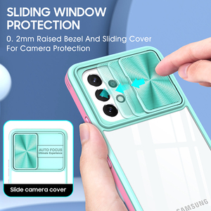 Nuovo obiettivo di scorrimento per fotocamera ibrida 3 in 1 con protezione dello schermo custodia trasparente per telefono per Samsung <span class=keywords><strong>Galaxy</strong></span> <span class=keywords><strong>A53</strong></span> <span class=keywords><strong>Cover</strong></span> Clear - Product Image 4