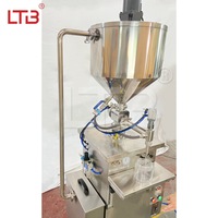 Détergent liquide en plastique semi-automatique nettoyant pour le corps pommade cosmétique machine de remplissage de cosmétiques remplisseur de crème de mayonnaise de sauce