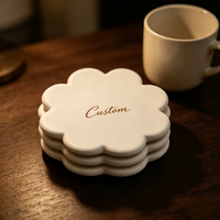 Sous-verre en céramique personnalisé, résistant à la chaleur, sous-verre pour tasse en céramique, sous-verre en céramique imprimé sur mesure pour table