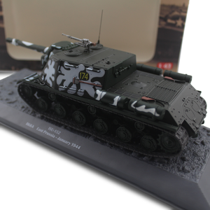 ISU-152 Soviet 1/43 RKKA pesante assalto pistola semovente artiglieria da tavolo collezione ornamento Knick-Knack - Product Image 3