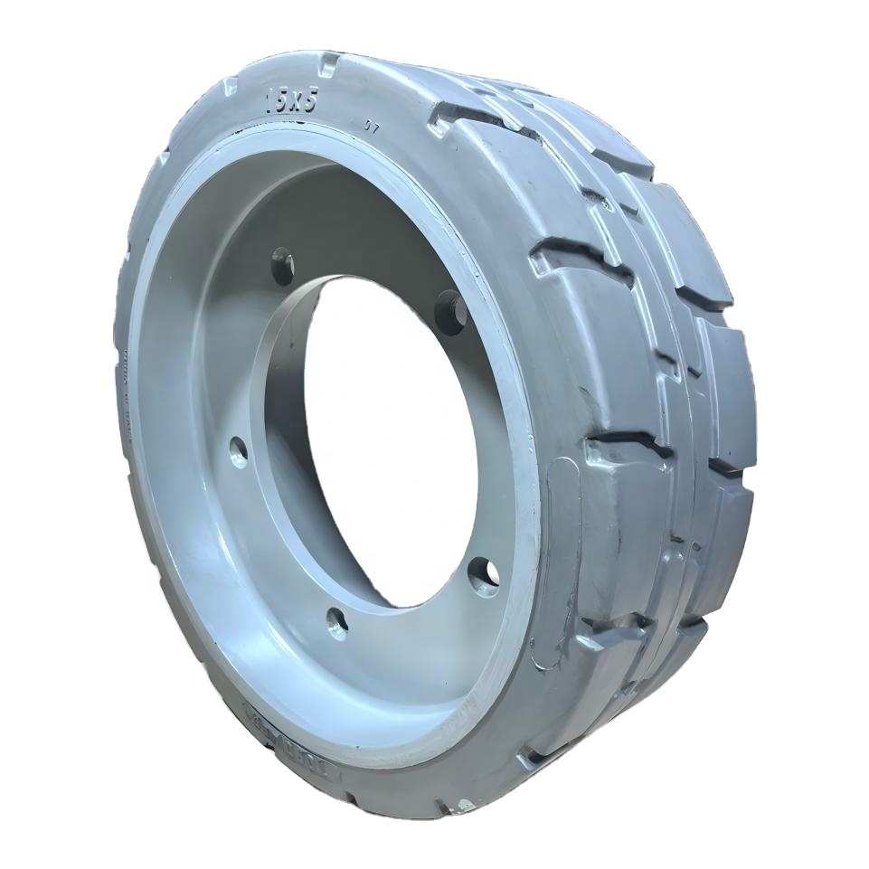 Genie Lift Part 1288762GT Non Marking Tire Wheel 15x5 Five Holes for Electric Scissor Lift GS4655