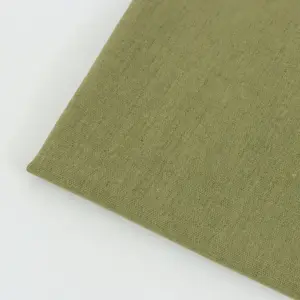 Tissu en lin Polyester, vente en gros, largeur de rembourrage, couleur unie