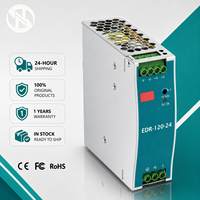 Nouvelle alimentation industrielle à découpage sur rail DIN EDR-120-24 120W 24V DC 5A 90-264V AC d'origine