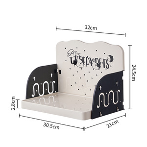 Station d'alimentation pour chats Teddy Pets, double bol surélevé, support antidérapant pour chats - Product Image 5