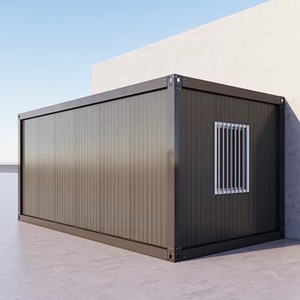 Conteneur mobile de stockage 20ft 40ft, 30ft étanche, moderne, préfabriqué en panneaux sandwich, 10ft, pour garage 2 voitures, bureau, bâtiment, chambre - Product Image 2