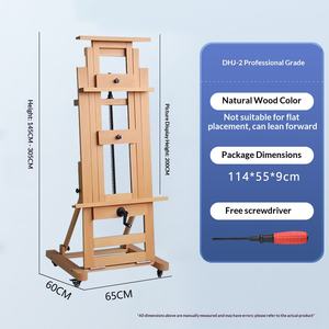 <span class=keywords><strong>Chevalet</strong></span> d'artiste vintage en bois à cadre en H multifonctionnel personnalisé en gros - Product Image 6