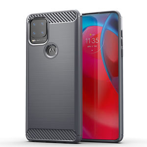 Funda trasera para teléfono móvil <span class=keywords><strong>Motorola</strong></span> <span class=keywords><strong>Moto</strong></span> G Stylus 5G, carcasa de fibra de carbono antigolpes - Product Image 1