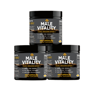 Cápsulas de Niacina Herbal para Mejorar la Circulación Sanguínea, Aumentar la Resistencia y la Vitalidad Masculina, para Adultos, 180 Cápsulas (OEM) - Product Image 3