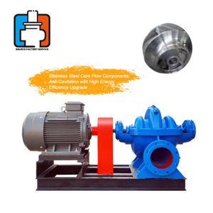 Bomba robusta de alta presión de una etapa horizontal de doble succión con carcasa dividida, de gran tamaño, la mejor para irrigación. - Product Image 3