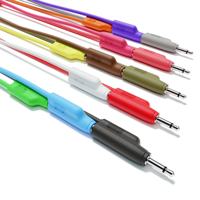 Câble patch mono TS 3,5 mm professionnel empilable pour synthétiseur modulaire Eurorack, câble de liaison audio