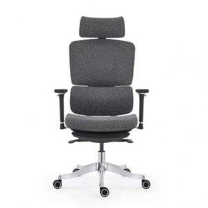 Silla giratoria de cuero de almohada alta para sala de reuniones, silla de oficina ejecutiva, silla comercial de ordenador de Metal cómoda moderna - Product Image 5