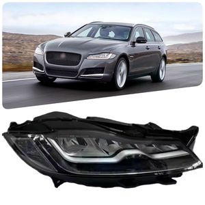 Per <span class=keywords><strong>Jaguar</strong></span> XF 16-18 <span class=keywords><strong>accessori</strong></span> Auto nuovo sistema di fari bianco 12V con lampada frontale a temperatura 6000KColor in vetro ABS materiale - Product Image 1