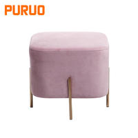 Banc ottoman minimaliste en tissu fait main, avec rangement doux et amovible, idéal pour appartement, chambre, salon, entrée, ou salle de séjour