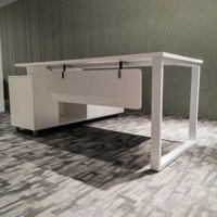 Mobilier de bureau personnalisé d'usine haut de gamme gestionnaire de bureau de patron Table de bureau de direction bureau de luxe Table de patron de PDG