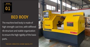 Mini <strong>CNC</strong> Turning <strong>Lathe</strong> <strong>Machine</strong> Flat Bed Small <strong>CNC</strong> <strong>Lathe</strong> <strong>Machine</strong> Price CK6130 flat bed <strong>cnc</strong> <strong>lathe</strong> - Product Image 6