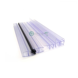 Umbral <span class=keywords><strong>de</strong></span> puerta <span class=keywords><strong>de</strong></span> <span class=keywords><strong>ducha</strong></span> <span class=keywords><strong>de</strong></span> cristal moderno, barrera <span class=keywords><strong>de</strong></span> agua, tira <span class=keywords><strong>de</strong></span> sellado <span class=keywords><strong>de</strong></span> PVC magnética impermeable, Jianlai, fácil instalación <span class=keywords><strong>de</strong></span> la JL-1621 - Product Image 1