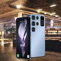 Teléfono Inteligente S24 Ultra 5G de Alta Calidad, Desbloqueado, Android 13.0, con CPU Deca-Core, Resolución de Pantalla HD, Carga Rápida de 65W