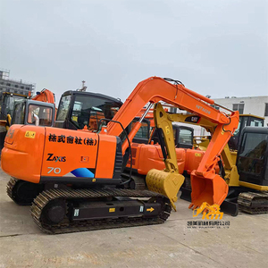 Hitachi ZX70 Mini excavatrice d'occasion agricole Machines de terrassement Petite excavatrice sur chenilles Machine d'excavation domestique - Product Image 4