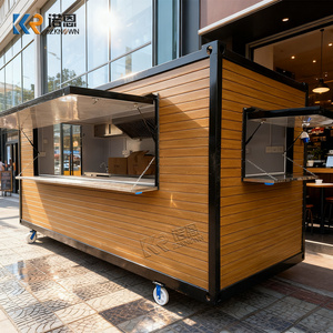 Restaurant <span class=keywords><strong>mobile</strong></span> en conteneur à vendre Conteneur de restauration rapide préfabriqué Café avec cuisine Afrique - Product Image 2
