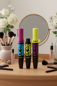 Máscara de pestañas Sanyi Big Eye con fórmula de fibra líquida para realzar el volumen y la longitud - Product Image 2