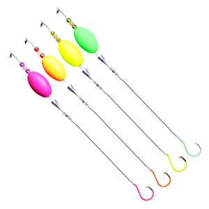 Phao câu tròn kiểu móc tròn 6/0~8/0 dùng cho câu cá nước mặn & nước ngọt, mồi rung, cần câu cá tra có móc tròn - Product Image 1