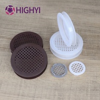 HIGHYI grille de ventilation en plastique pp matériel de meuble couvercle d'évent décoratif armoire à chaussures ventilation et dispersion des odeurs