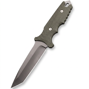 Cuchillo Bowie OEM de Acero Inoxidable con Mango de Plástico, Punta Recta, para Acampar al Aire Libre, Grosor de 3.9mm, para Corte - Product Image 3