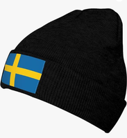 Événements sportifs produit Football joyeux Fans Bracelet coque de téléphone tricot chapeau étiquette Suède drapeaux nationaux