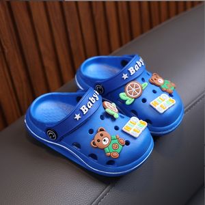 Mode tendance mignon dessin animé <span class=keywords><strong>bain</strong></span> intérieur bébé respirant à semelle souple enfants chaussures garçons et filles chaussures de jardin sabots d'été - Product Image 2