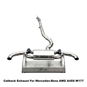 Système d'échappement haute performance en acier inoxydable Vortex pour Mercedes-Benz AMG A45S W177, amélioration pour la course - Product Image 1