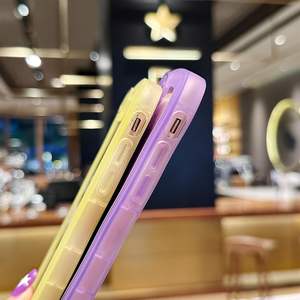 Femmes Filles Mignon <span class=keywords><strong>Kawaii</strong></span> Curly Wave Frame Shape TPU Mobile Phone Case pour <span class=keywords><strong>iPhone</strong></span> <span class=keywords><strong>SE</strong></span> 7 8 - Product Image 5