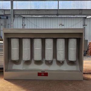 Cabine de <span class=keywords><strong>peinture</strong></span> en poudre industrielle, cabine de pulvérisation manuelle pour système de <span class=keywords><strong>peinture</strong></span> <span class=keywords><strong>électrostatique</strong></span>, taille personnalisée - Product Image 4