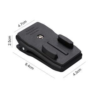 ชุดอุปกรณ์เสริมสำหรับ GoPro 13 กระเป๋าเป้สะพายหลัง สายรัด หมวก หมุนได้ 360 องศา สำหรับ DJI คลิปหนีบการ์ด ช่องใส่การ์ดอเนกประสงค์ วัสดุพลาสติกและ PC - Product Image 1