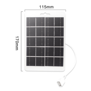 Cargador Solar Deyangpu 5V 2W Panel USB Monocristalino para Teléfono Móvil, Camping al Aire Libre - Product Image 2