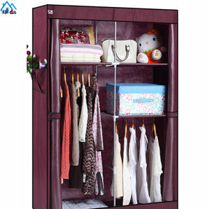 FUjian-<span class=keywords><strong>armario</strong></span> con 3 estantes para colgar ropa, <span class=keywords><strong>armario</strong></span> para dormitorio, Reino Unido - Product Image 3