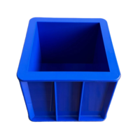 Moldes de Plástico ABS para Cubos de Hormigón, Bloques de Construcción de Hierro Fundido para Pruebas de Hormigón, Equipos de Prueba de Hormigón