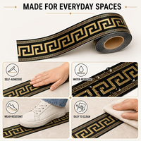 Papier peint PVC auto-adhésif à motif géométrique moderne, imperméable, amovible sans résidu, pour la cuisine, la salle de bain, la décoration de la maison