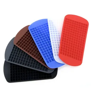 1X1Cm Mini Ice Maker Hold Custom Color Large Reusable Easy-Release Silicone Silicone Ice Cube Tray Mold