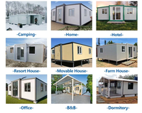 Maison préfabriquée pliable abordable à 3 chambres |   Maisons modulaires de 20 pieds/40 pieds à vendre