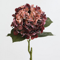 Hortensia artificiel K90 en latex, toucher réel, grande taille, réaliste, pour décoration intérieure, événements et fêtes, haute qualité, fait main