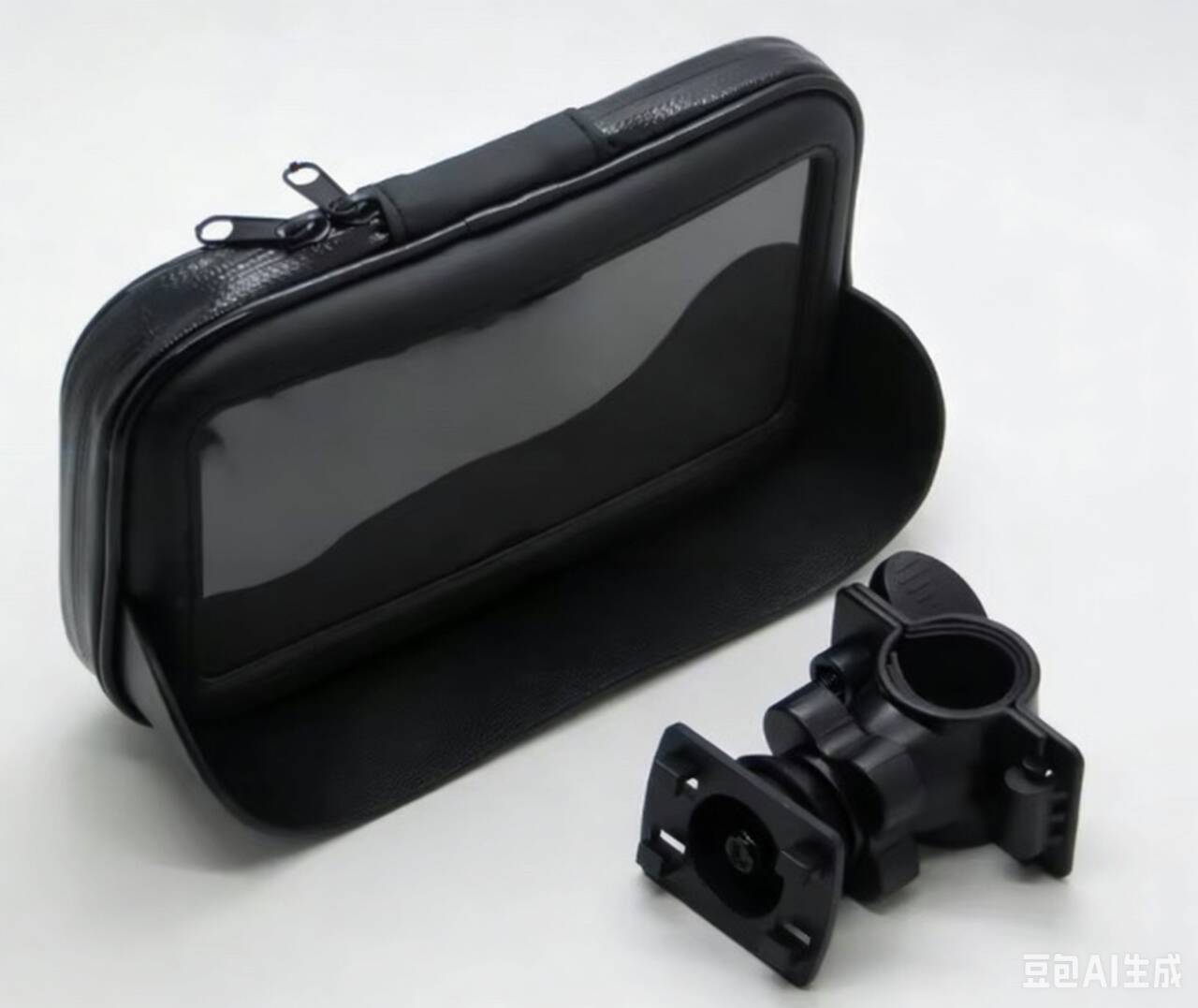 Negro de 7 pulgadas para bicicleta