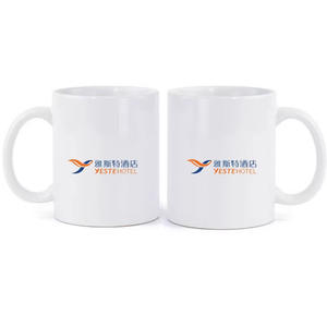 Taza Blanca de Cerámica Starry Dream con Asa, Impresión de Logotipo Personalizado, Regalo Empresarial para Obsequios - Product Image 2