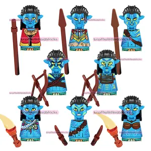 FD1006 Avatar Movie Block Figure The Way of Water Jake Sully Neytiri Navi Tsutey Mini Bricks Building Block Figure Plastic Toy