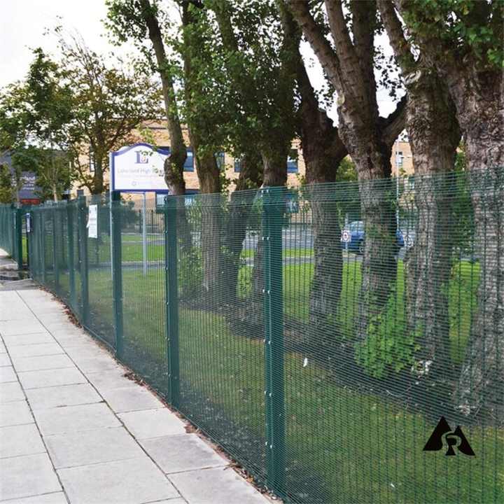 High Quality PVC Coated Welded Wire Mesh Fence Panels Industrial Perimeter Safety Guard System