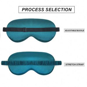 Antifaz de Satén con Logotipo Personalizado, Antifaz para Dormir de Marca Privada, Antifaz Ajustable de Doble Cara - Product Image 2