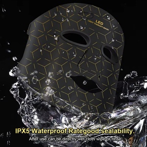Masques LED anti-âge 7 couleurs pour le cou, construction en silicone flexible avec 360 LED. Conception de bandage enveloppant pour le remodelage de la ligne du menton - Product Image 4