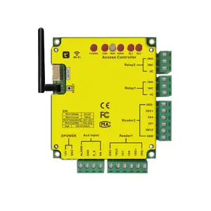 12V 미니 스마트 블루투스 와이파이 Tuya APP 원격 액세스 제어 패널 1000 사용자 온라인 인증 컨트롤러 도어 엔트리 시스템