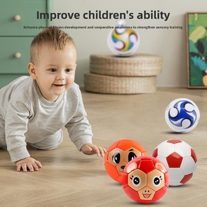 WAVAW No. 2 Balones de Fútbol para Niños, Juguete Ecológico para Interiores y Exteriores, para Bebés de 1 a 3 Años, Interactivo Familiar, Dibujos Animados - Product Image 3